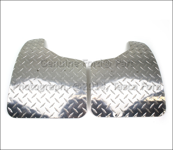 Ford f350 front mud flaps diamond plate #1