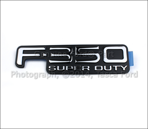 Ford f350 tailgate emblems #9