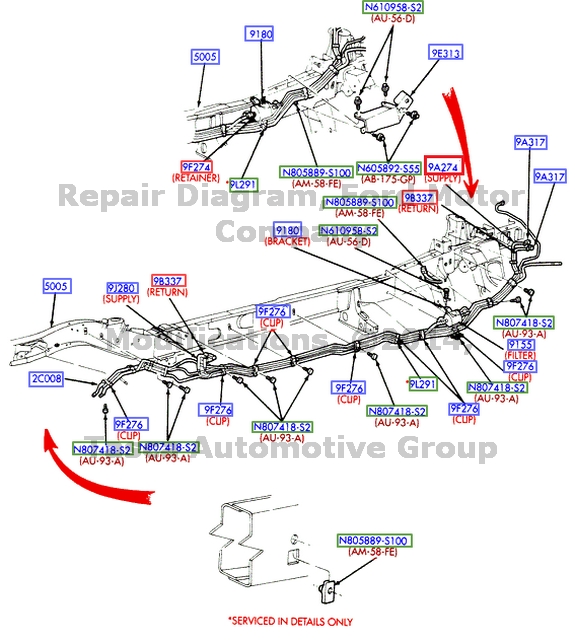 2002 Ford explorer fuel filter replacement