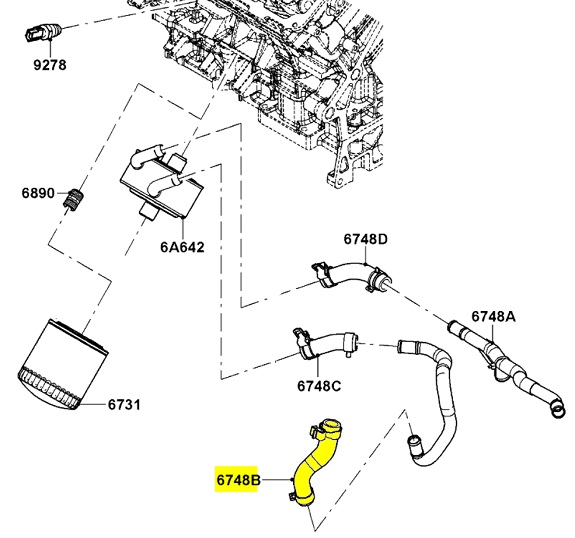 2005 ford escape coolant hose diagram