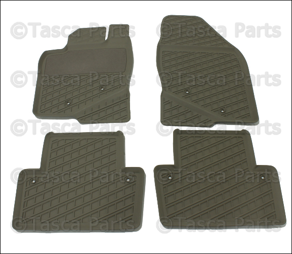 New Oem Oak Rubber All Weather Floor Mats 2001 2007 Volvo V70 Xc