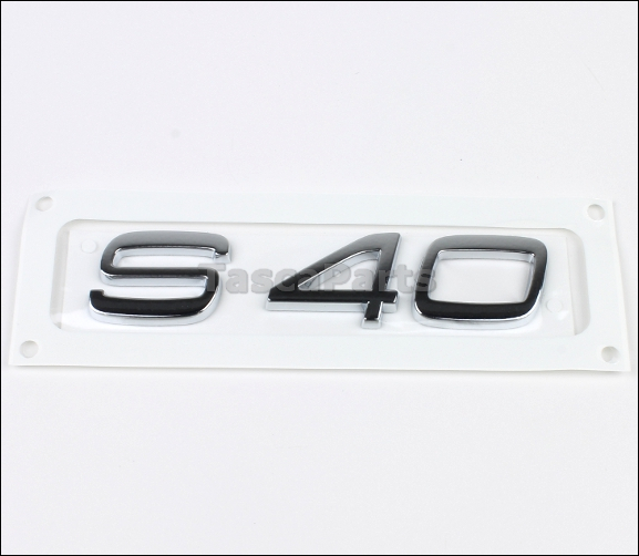 BRAND NEW OEM S40 EMBLEM BADGE NAME PLATE 2004 2012 VOLVO S40 #8620309 